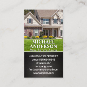 Residential Home Real Estate Business Card