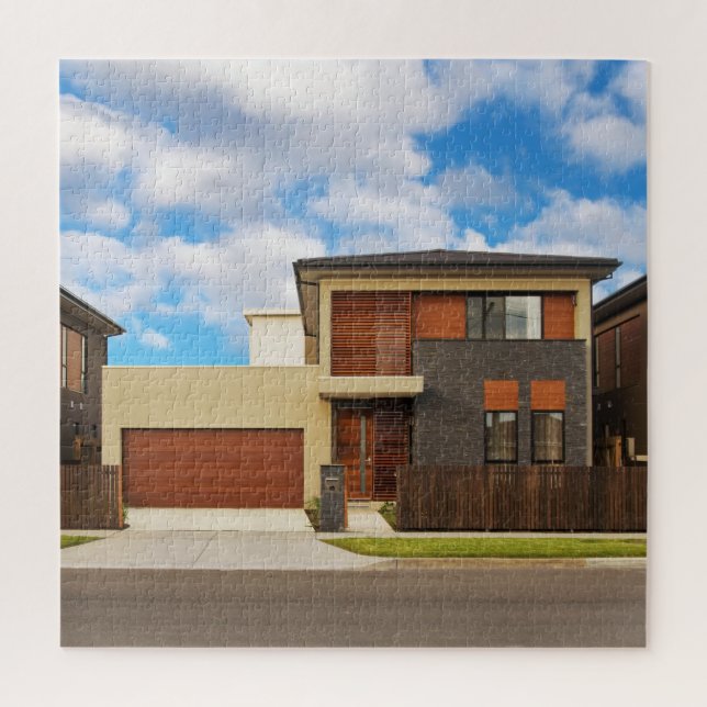 Residential house jigsaw puzzle (Vertical)