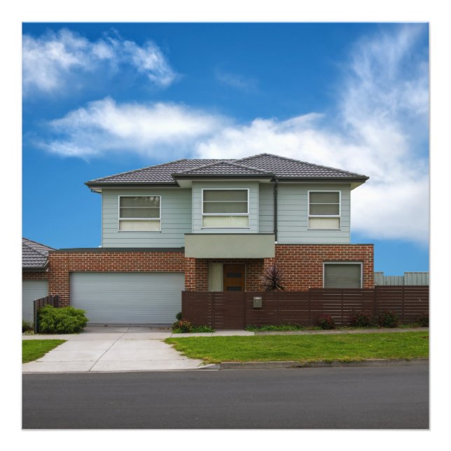 Residential house  photo print (Front)