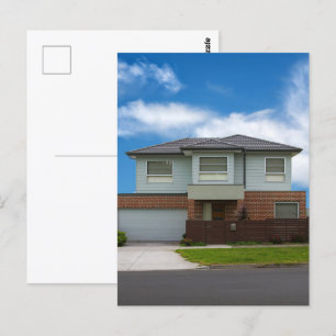 Residential house  postcard