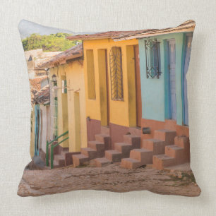 Residential houses, Trinidad, Cuba Cushion