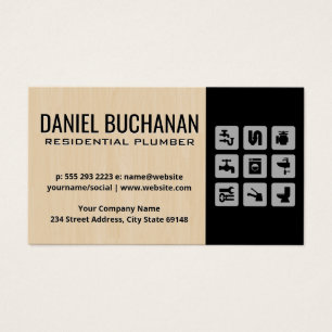 Residential Plumber   Pipe System Icons