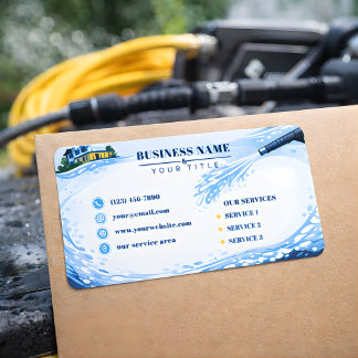 Residential pressure washing Infinite Wall Label