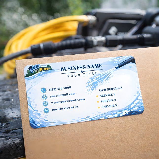 Residential pressure washing Infinite Wall Label (Creator Uploaded)