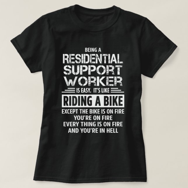 Residential Support Worker T-Shirt (Design Front)