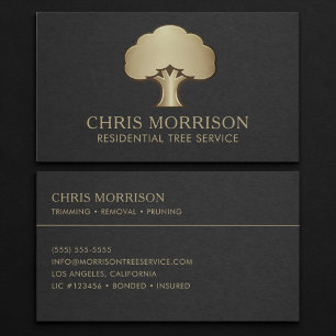 Residential Tree Services Business Card
