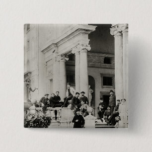 Residents of Villa Medici in Rome 15 Cm Square Badge