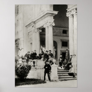 Residents of Villa Medici in Rome Poster