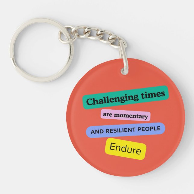Resilience Acrylic Keychain (Front)