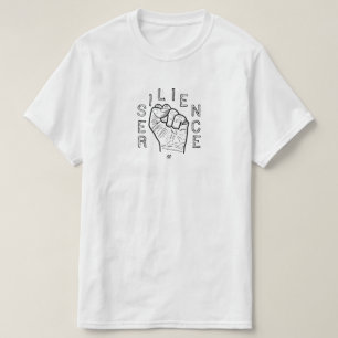 Resilience motivational motto fist T-Shirt