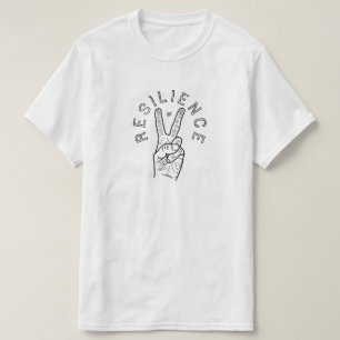 Resilience motivational motto V-sign T-Shirt