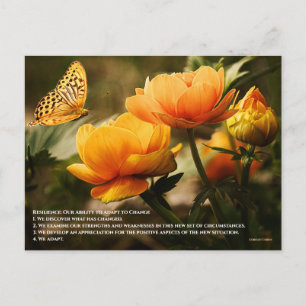 Resilience: Our Ability to Adapt to Change Postcard