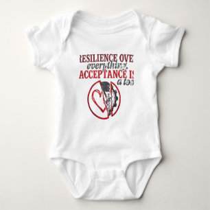 Resilience Over Everything   Acceptance Is Tool Baby Bodysuit