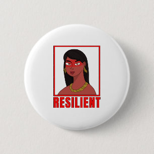 Resilient 6 Cm Round Badge