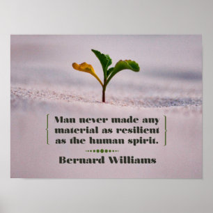 Resilient as the Human Spirit Poster