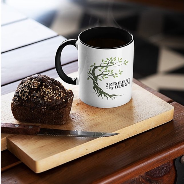RESILIENT BY DESIGN Inspirational Mug (Creator Uploaded)