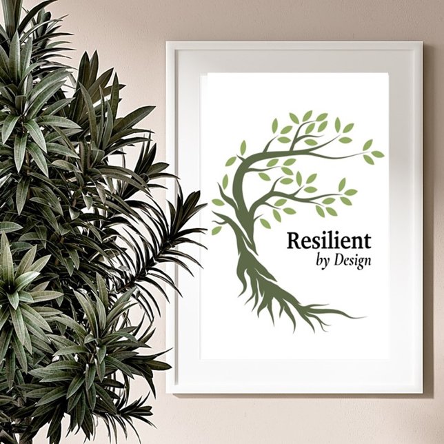RESILIENT BY DESIGN Motivational  Poster (Creator Uploaded)