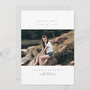 Resilient Class of 2020 Serif Graduation Invitation