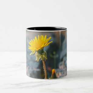 Resilient Dandelion Two-Tone Coffee Mug