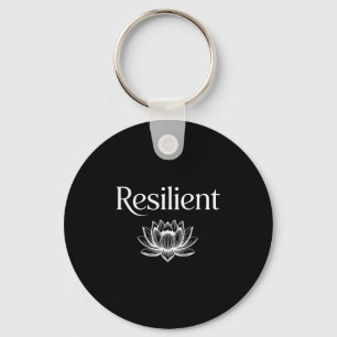 Resilient Mental Strength Self-esteem Motivation R Key Ring