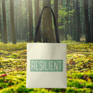 RESILIENT Tote Bag –Carry Your Strength Everywhere