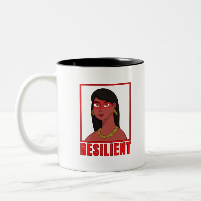 Resilient Two-Tone Coffee Mug (Left)