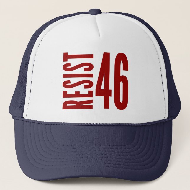 Resist 46 Anti-Biden Trucker Hat (Front)
