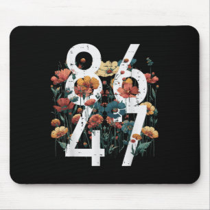 Resist 86 47 Flowers Poppy Protest Women Kids Men Mouse Pad