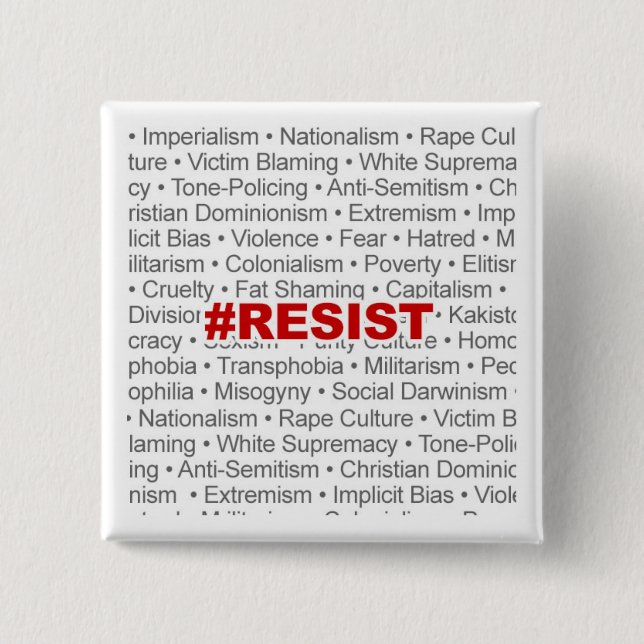 Resist: A Button For Your Favourite Resistor! (Front)