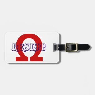 Resist Action Luggage Tag