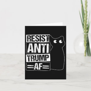 Resist Anti Trump Af Anti Trump Resist Card