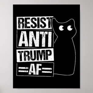 Resist Anti Trump Af Anti Trump Resist Poster