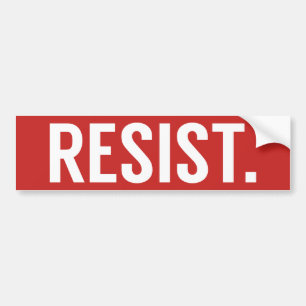 Resist Anti Trump Bumper Sticker