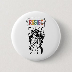 Resist Anti-trump Political Protest 6 Cm Round Badge