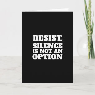 Resist Anti-trump Pro-america Pro-democracy Activi Card