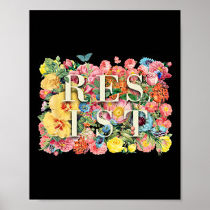 Resist Anti-trump Pro-america Pro-democracy Activi Poster