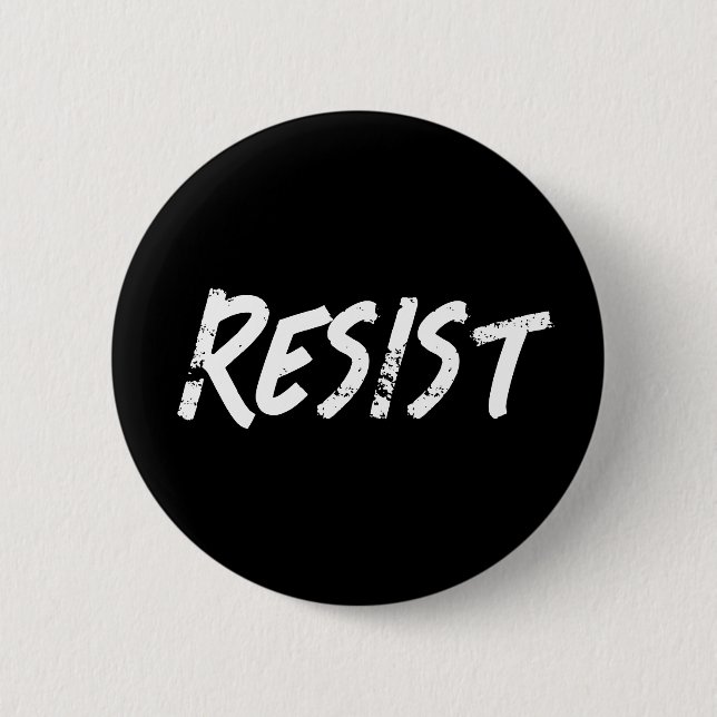 Resist | Anti-Trump Protest  6 Cm Round Badge (Front)
