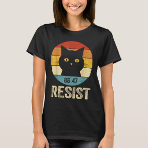 Resist Anti Trump Tee Retro Resist Anti Trump Cat 