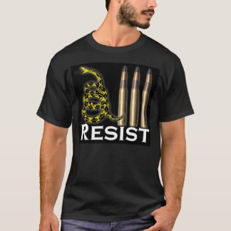 Resist Armour-Piercing 30.06 Snake Black T-Shirt