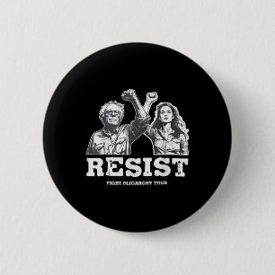 Resist Bernie Sanders Freedom Us National Service 6 Cm Round Badge