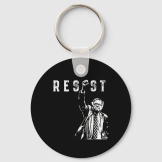 Resist Bernie Sanders Freedom Us National Service Key Ring