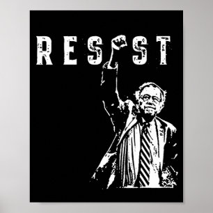 Resist Bernie Sanders Freedom Us National Service  Poster