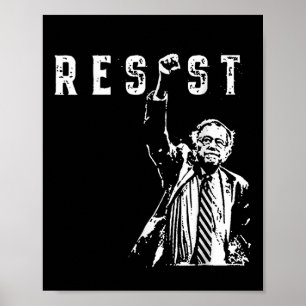 Resist Bernie Sanders Freedom Us National Service Poster
