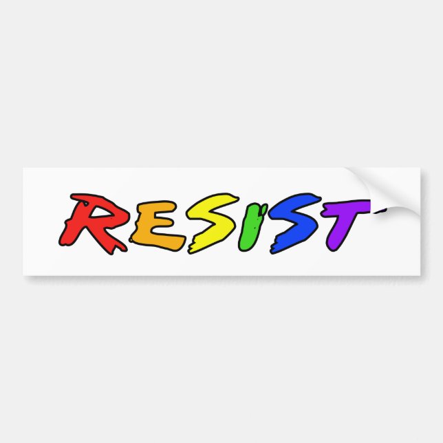 Resist! Bumper Sticker (Front)