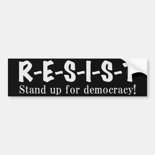 RESIST BUMPER STICKER (Front)
