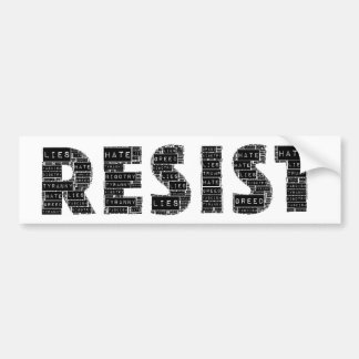 RESIST Bumper Sticker