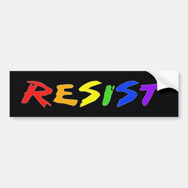 Resist! Bumper Sticker (Front)