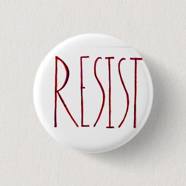 RESIST Buttons! 3 Cm Round Badge (Front)
