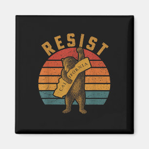 Resist California Bear Magnet