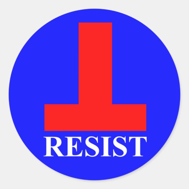 Resist Classic Round Sticker (Front)